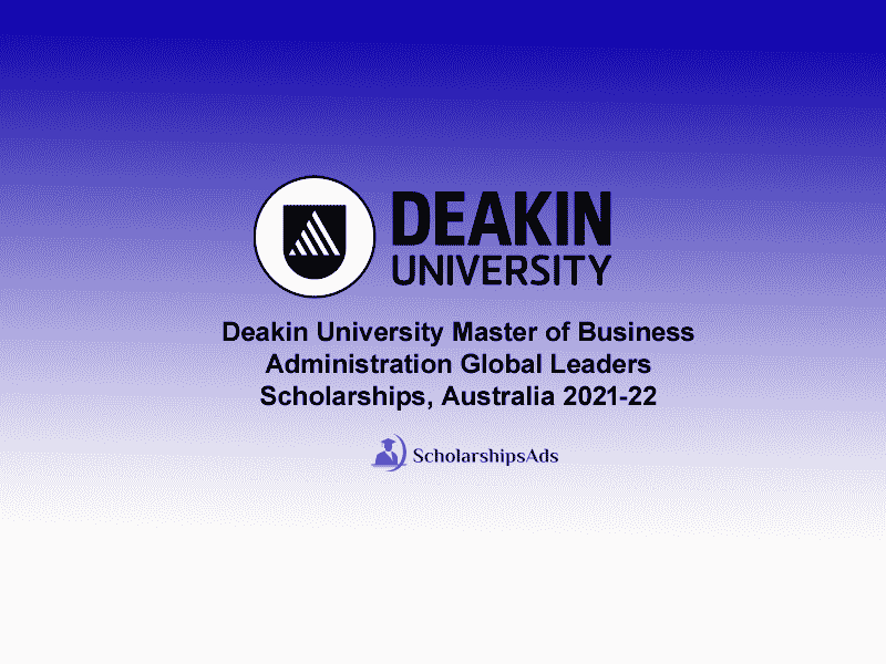 master of business administration international deakin university australia